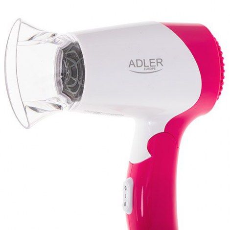 Adler | Hair Dryer | AD 2259 | 1200 W | Number of temperature settings 2 | White/Pink - 6
